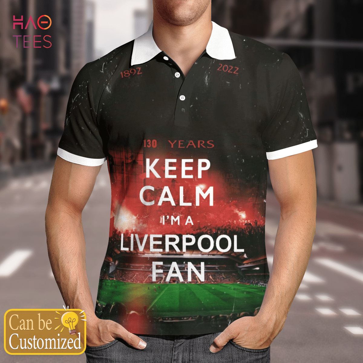 Liverpool black 2024 polo shirt