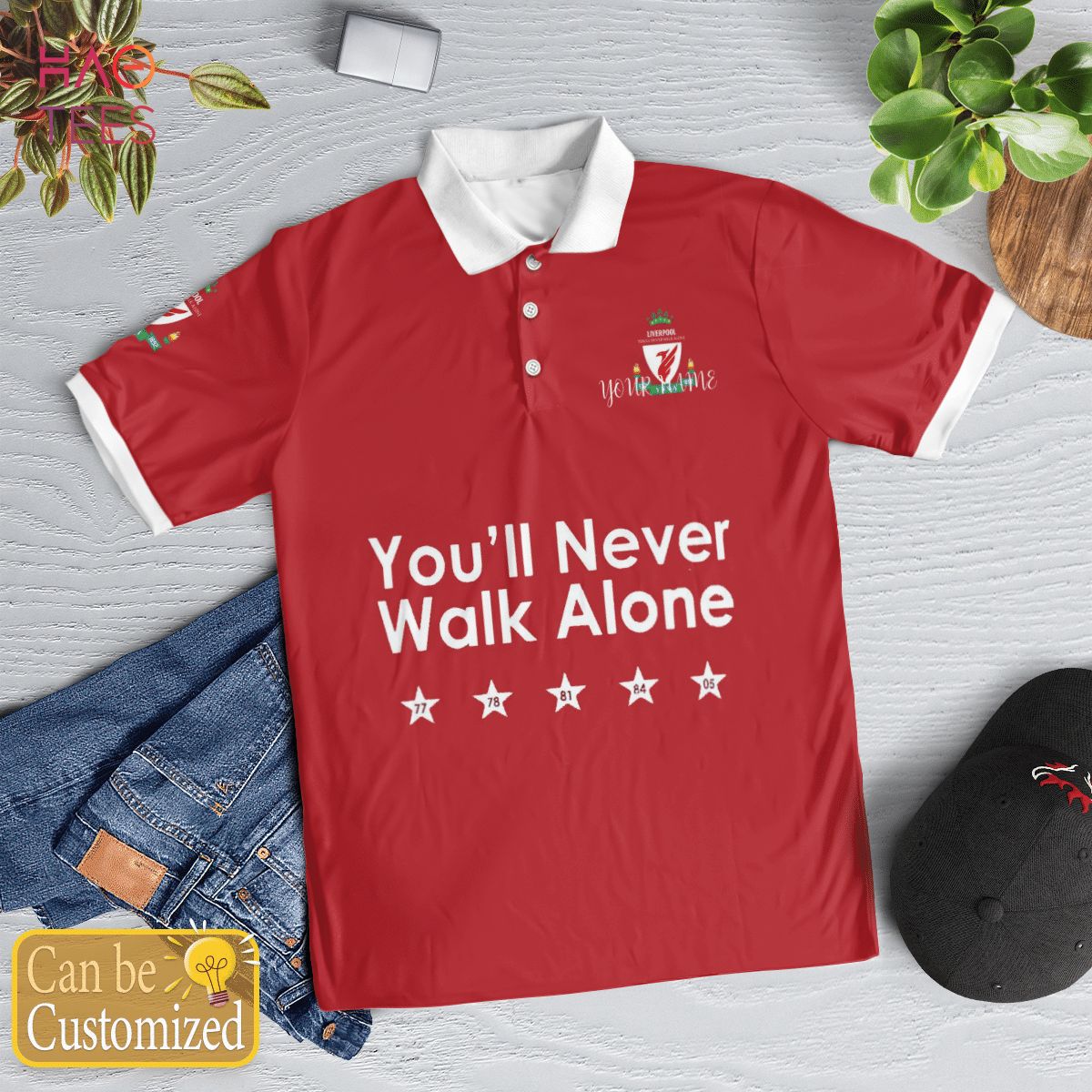 BEST Liverpool Never Walk Alone Polo Shirt Black Limited Edition BEST Liverpool Never Walk Alone Polo Shirt Black Limited Edition