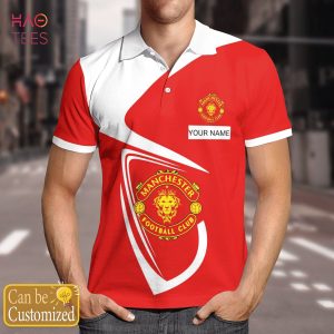 BEST Manchester Football Polo Shirt White Limited Edition