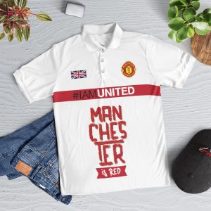 BEST Manchester In My Heart Polo Shirt Black Limited Edition