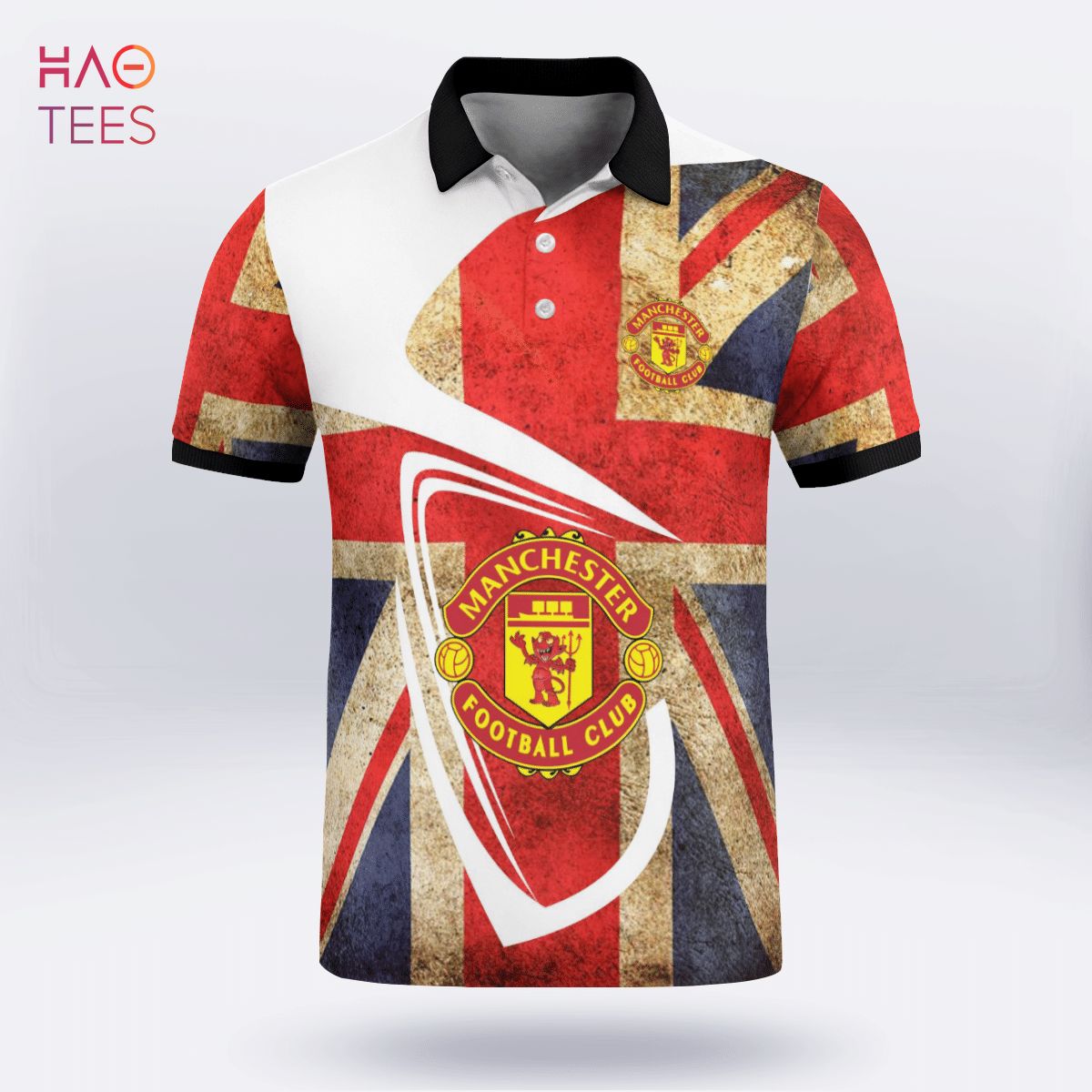 BEST Manchester Is Forever Polo Shirt Black Limited Edition BEST Manchester Is Forever Polo Shirt Black Limited Edition