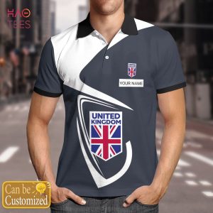 BEST United Kingdom Nation Love Polo Shirt White For Men Limited Edition