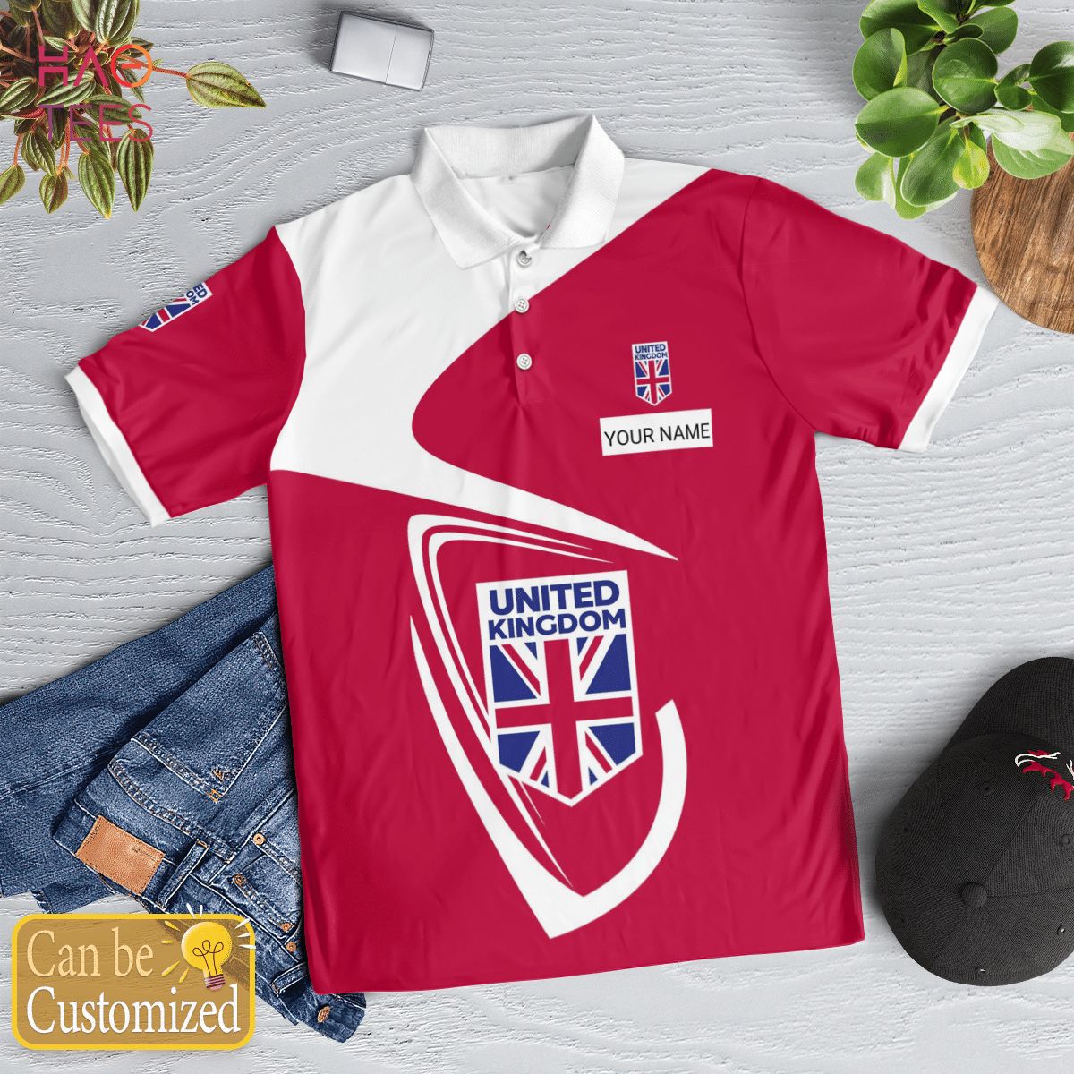 BEST United Kingdom Nation Love Polo Shirt White For Men Limited Edition BEST United Kingdom Nation Love Polo Shirt White For Men Limited Edition