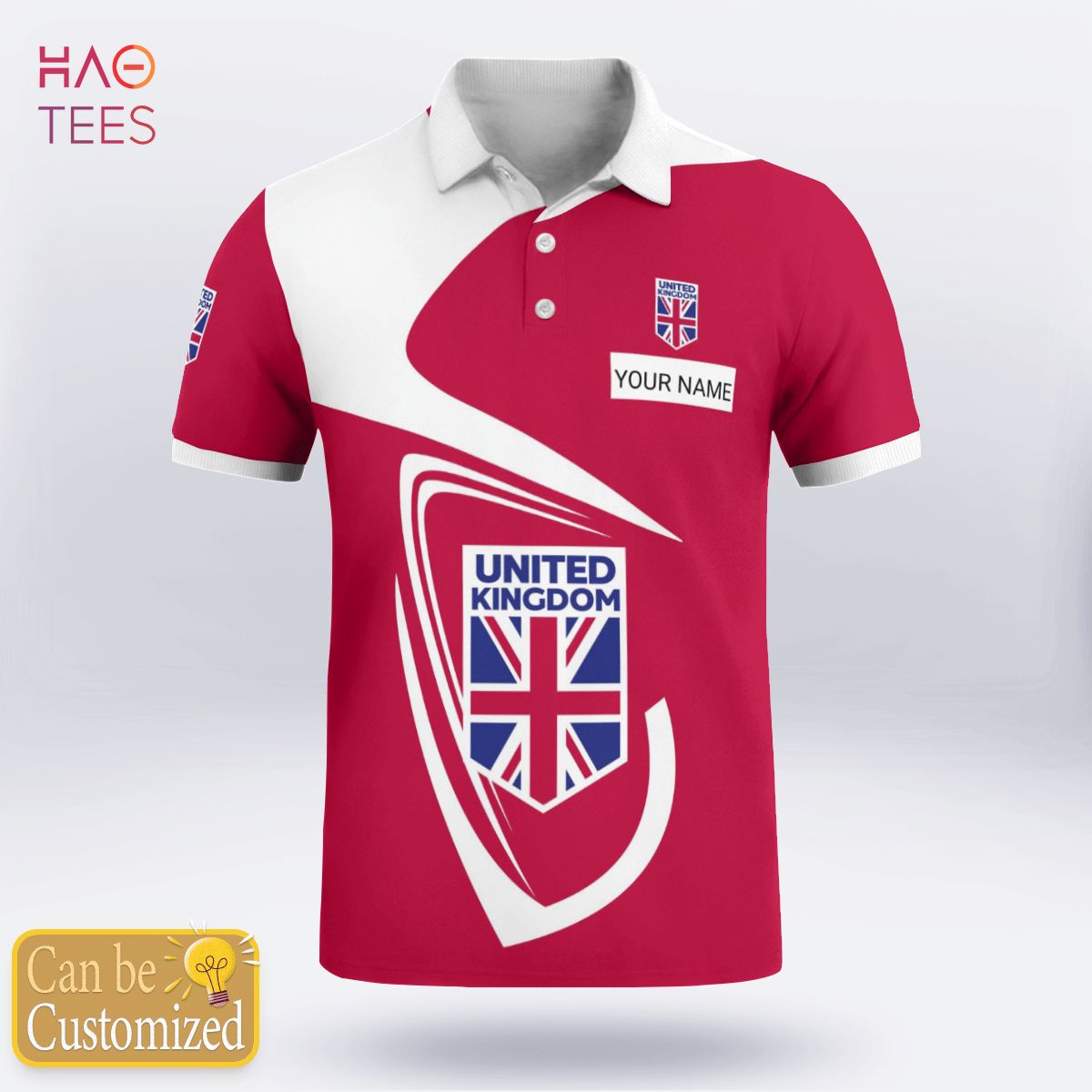 BEST United Kingdom Nation Love Polo Shirt White For Men Limited Edition BEST United Kingdom Nation Love Polo Shirt White For Men Limited Edition
