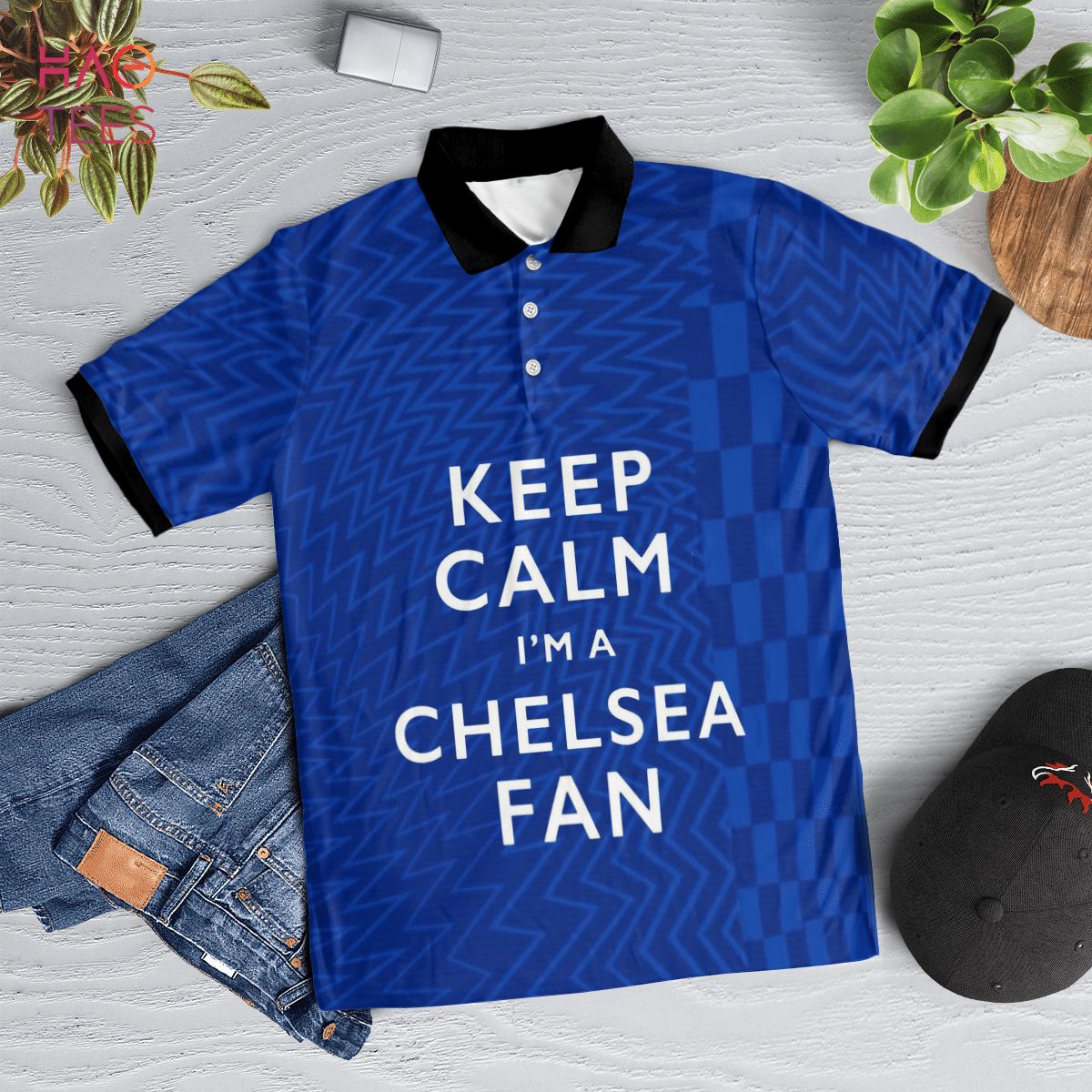 Chelsea Club 2022 Polo Shirt Black Chelsea Club 2022 Polo Shirt Black