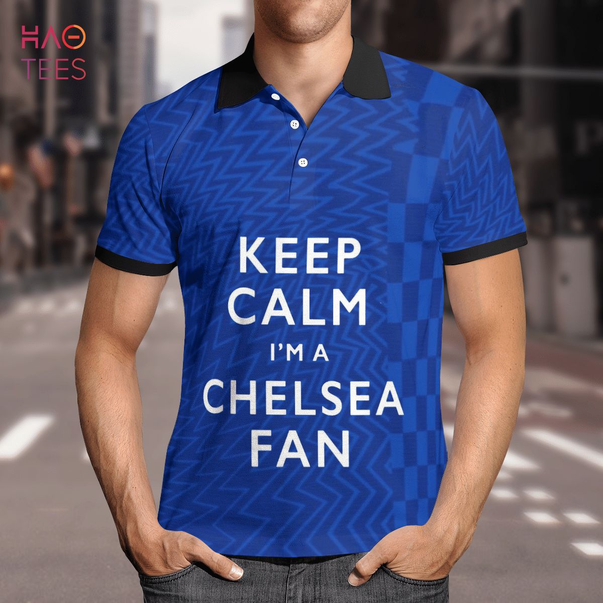 Chelsea Club 2022 Polo Shirt Black Chelsea Club 2022 Polo Shirt Black