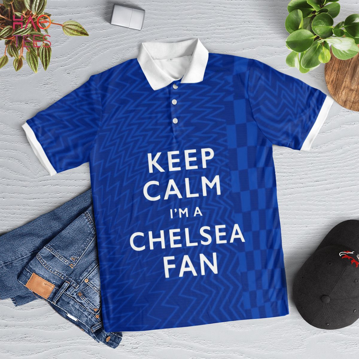 Chelsea Club 2022 Polo Shirt Black Chelsea Club 2022 Polo Shirt Black
