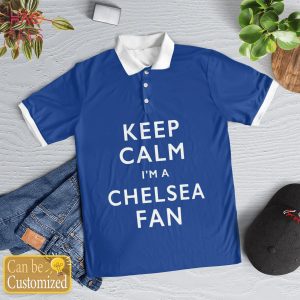 Chelsea Football Club 2022 Polo Shirt Black