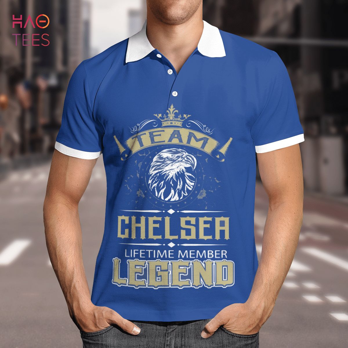 Chelsea white hotsell polo shirt