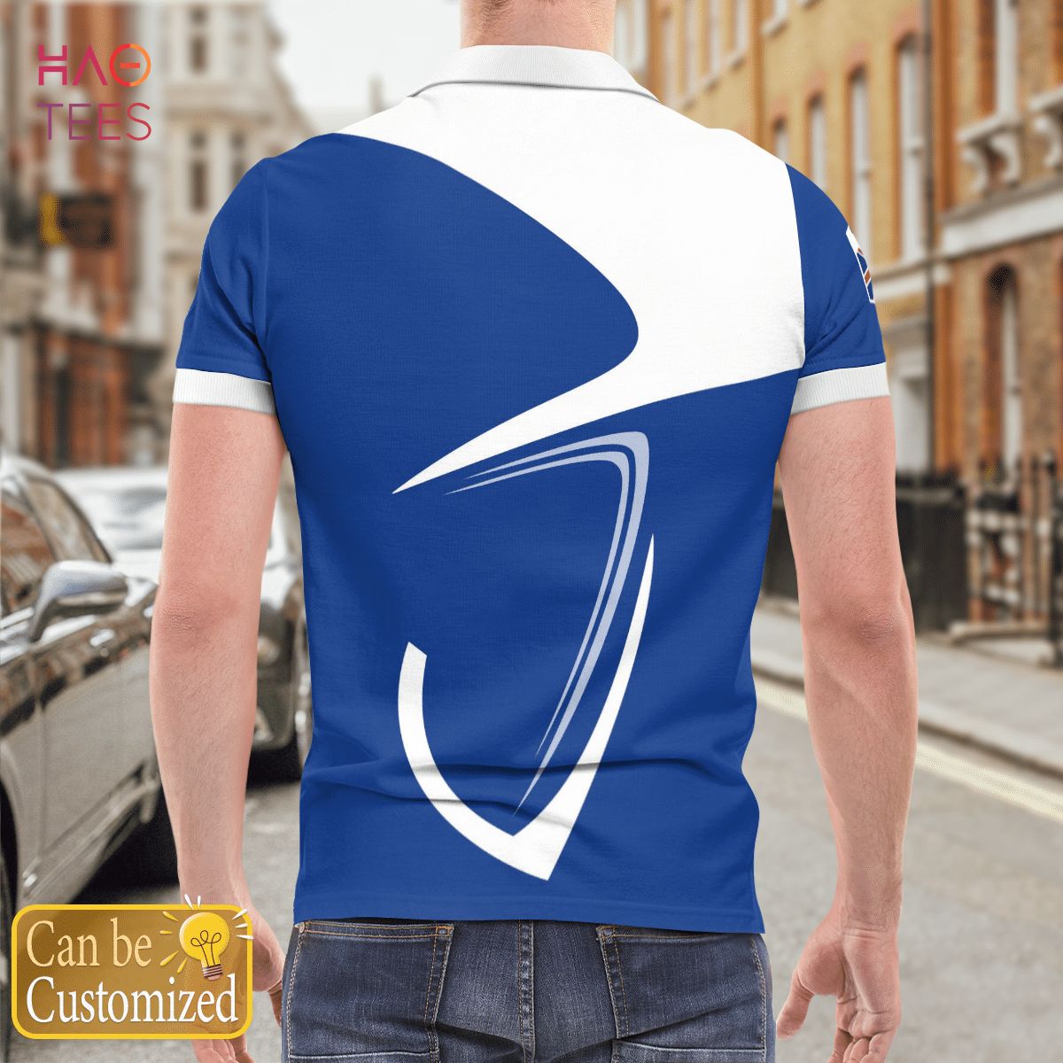 Chelsea Is Blue Football Polo Shirt White Chelsea Is Blue Football Polo Shirt White