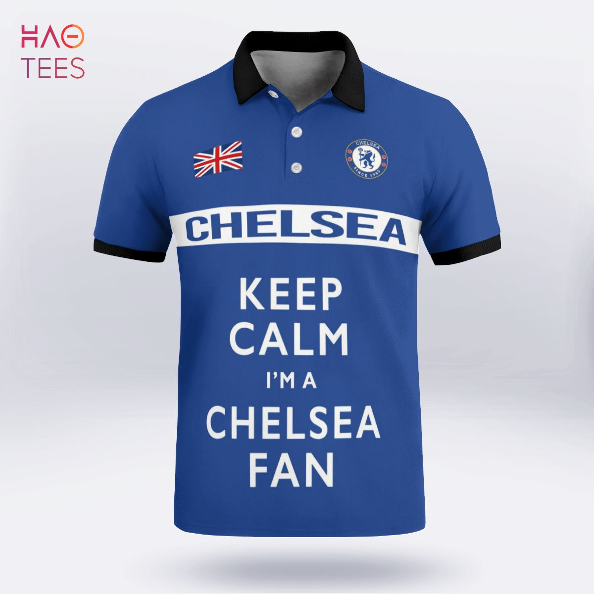 Chelsea Is Forever 2022 Polo Shirt Black Chelsea Is Forever 2022 Polo Shirt Black