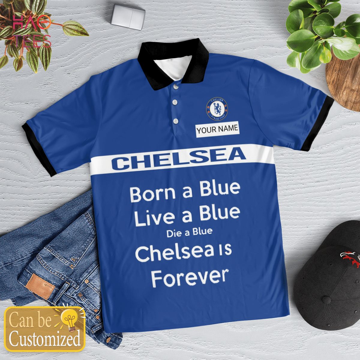 Chelsea Is Forever Limited 2022 Polo Shirt Black Chelsea Is Forever Limited 2022 Polo Shirt Black