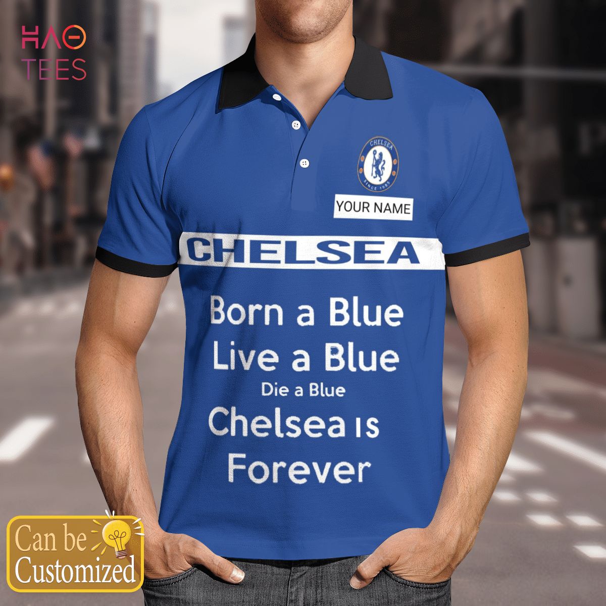 Chelsea Is Forever Limited 2022 Polo Shirt Black Chelsea Is Forever Limited 2022 Polo Shirt Black