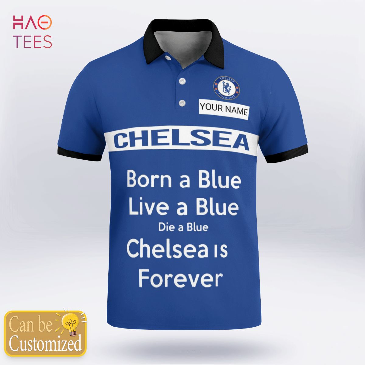 Chelsea Is Forever Limited 2022 Polo Shirt Black Chelsea Is Forever Limited 2022 Polo Shirt Black