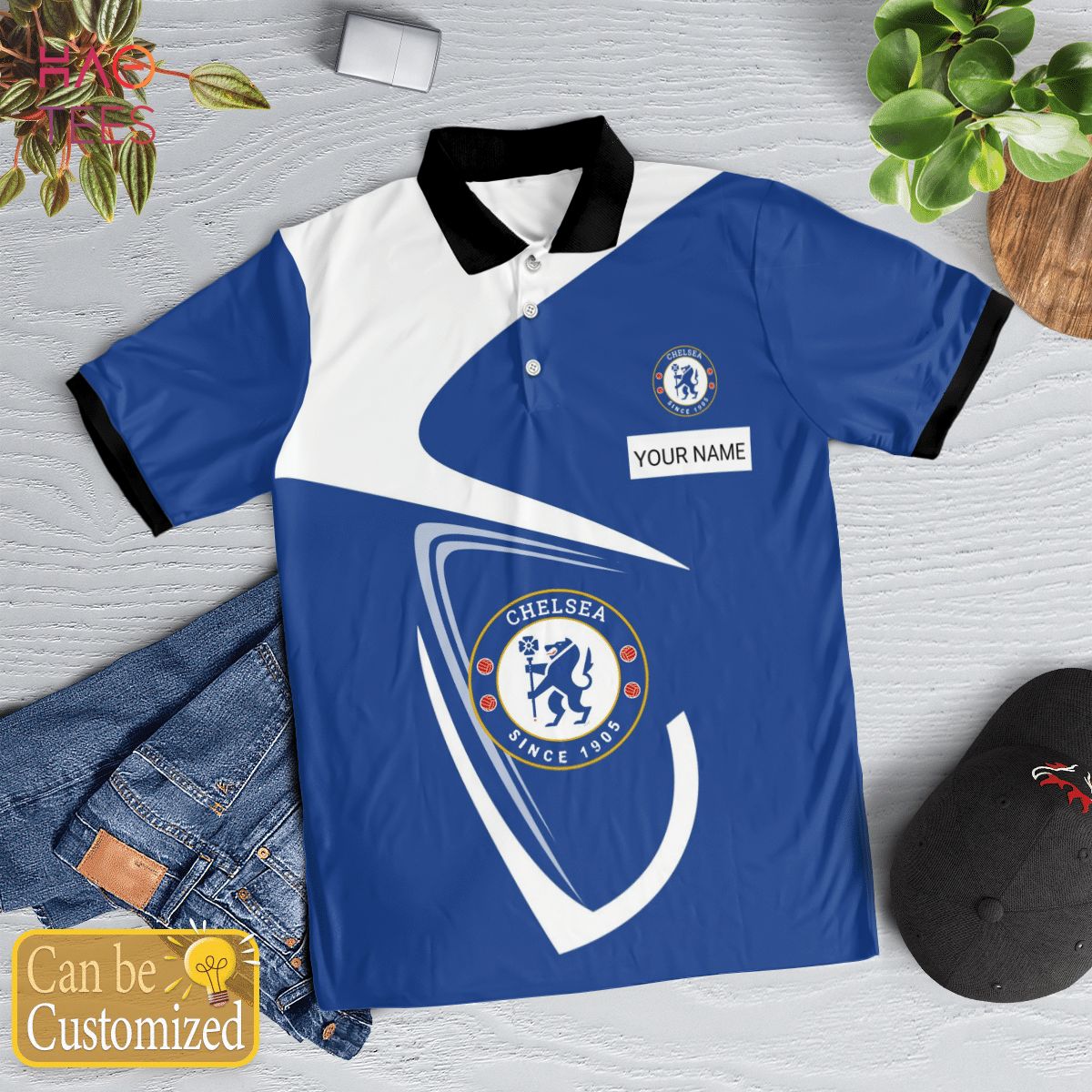 Chelsea Is Forever Polo Shirt Black Chelsea Is Forever Polo Shirt Black