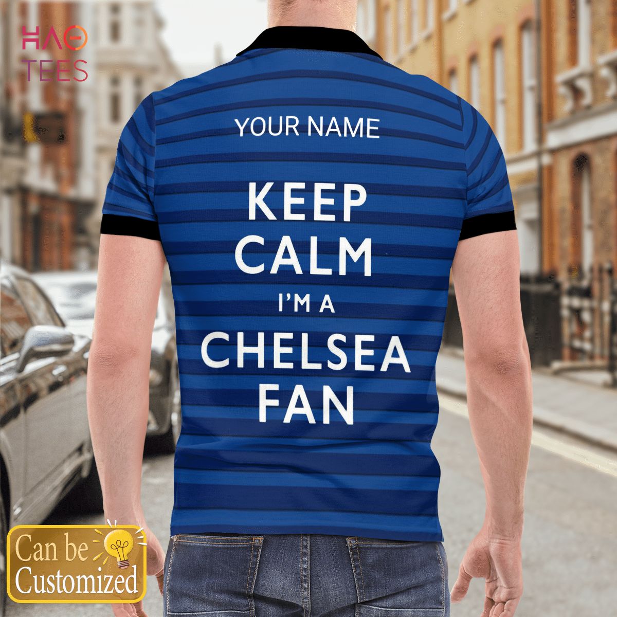 Chelsea Keep The Blue Flag Flying High Polo Shirt Black Chelsea Keep The Blue Flag Flying High Polo Shirt Black