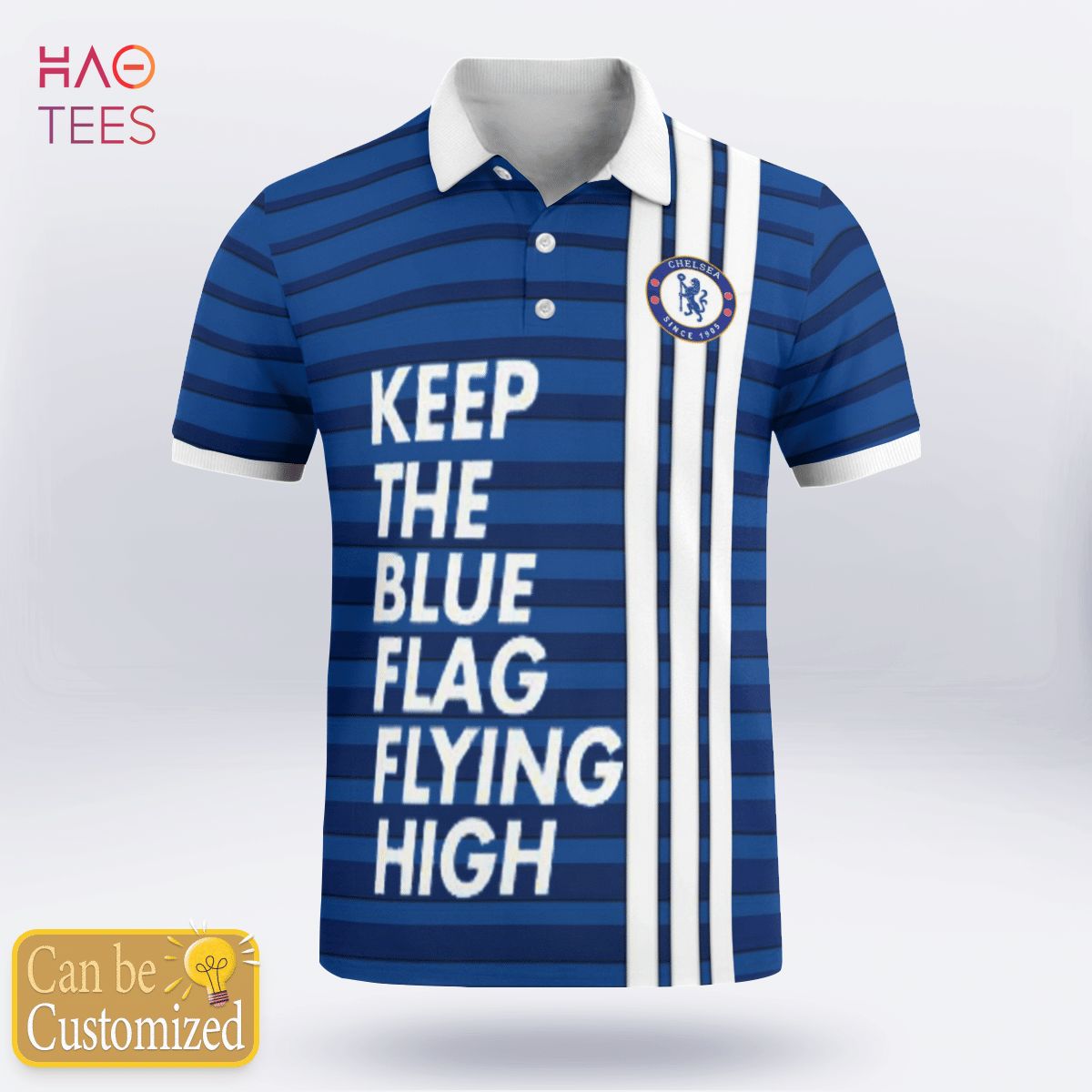 Chelsea Keep The Blue Flag Flying High Polo Shirt Black Chelsea Keep The Blue Flag Flying High Polo Shirt Black