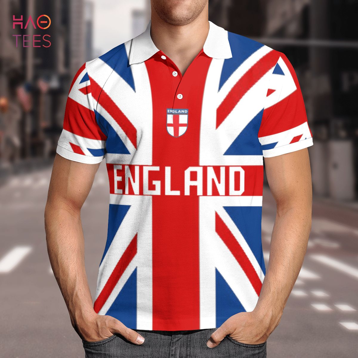 England In My Heart 2022 Polo Shirt Black England In My Heart 2022 Polo Shirt Black