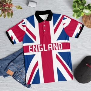 England In My Heart Polo Shirt White