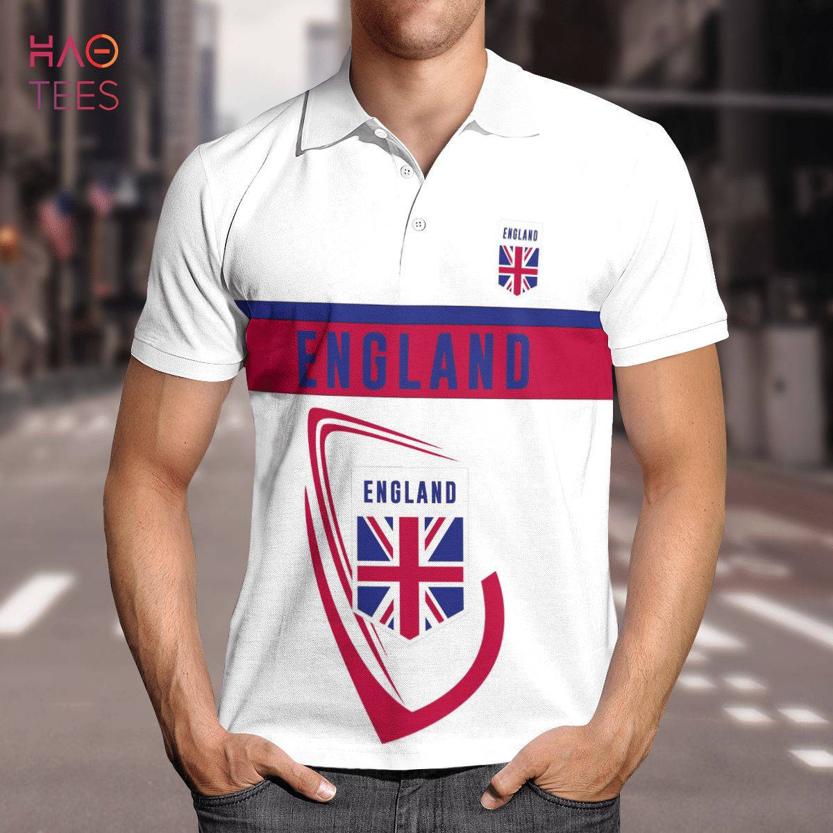 England Love Forever Polo Shirt Black England Love Forever Polo Shirt Black