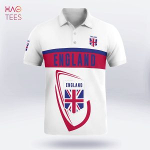 England Love Forever Polo Shirt Black