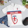 England Team Worldcup 2022 Polo Shirt Black England Team Worldcup 2022 Polo Shirt Black