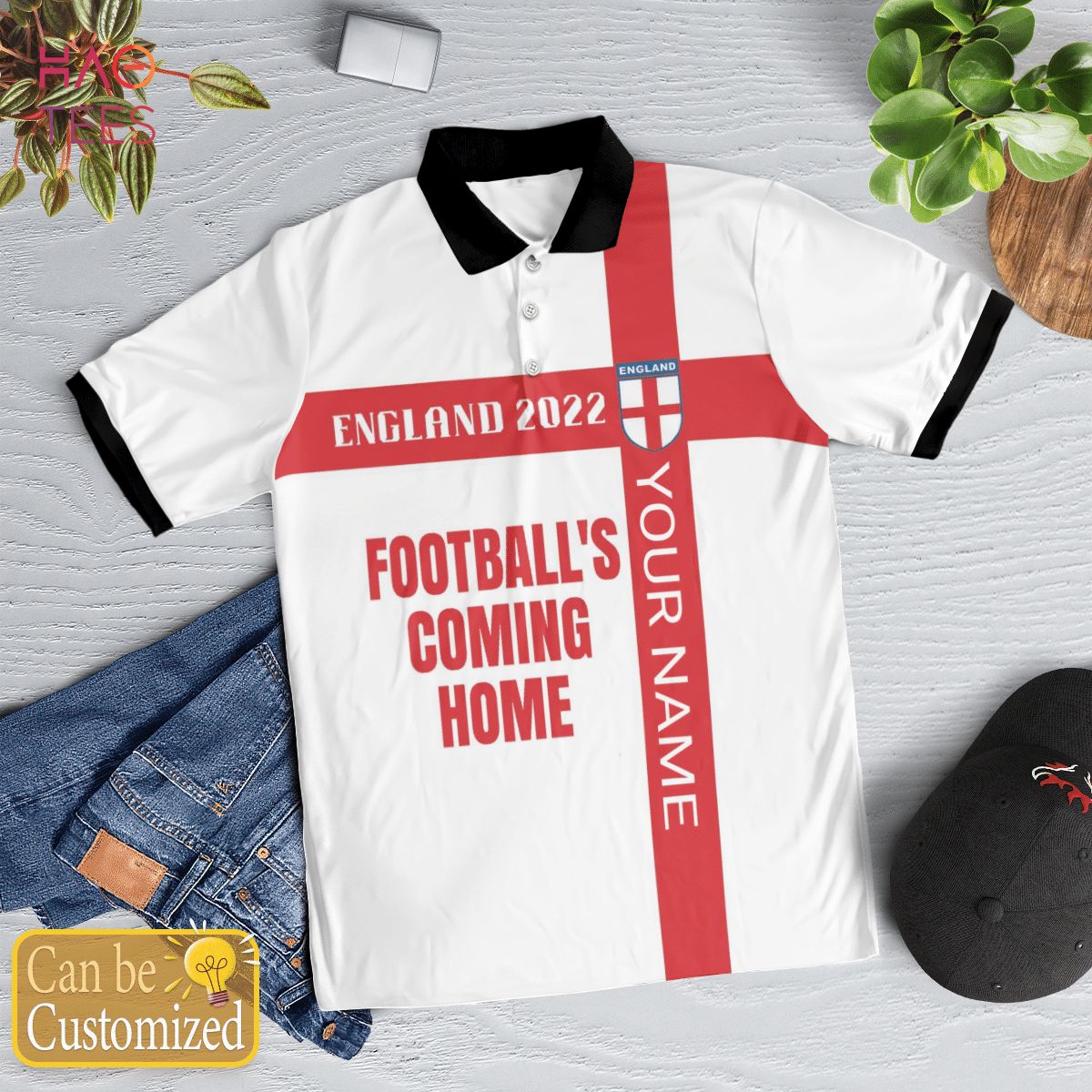 black england shirt