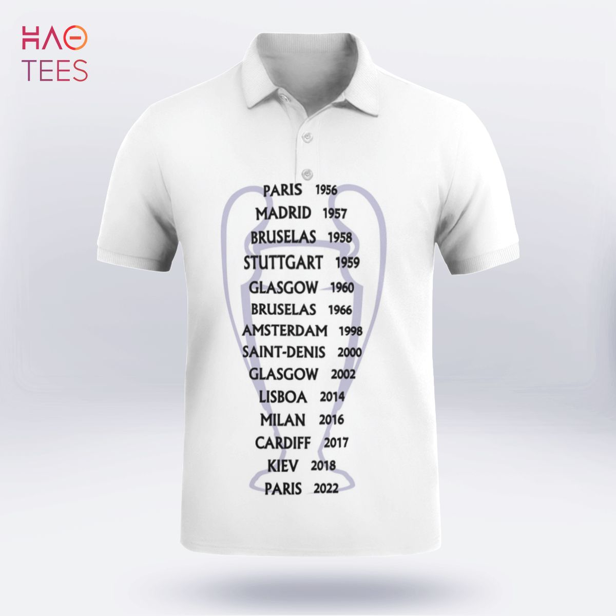 Hala Real Madrid 2022 Polo Shirt Black Hala Real Madrid 2022 Polo Shirt Black