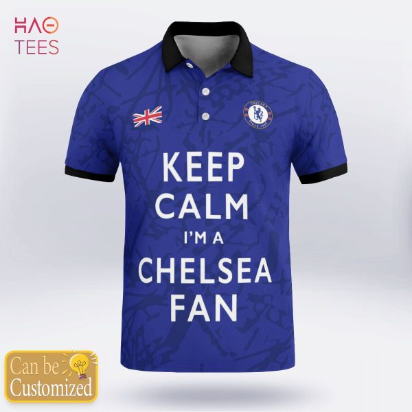 I Am A Fan Chelsea Polo Shirt Black