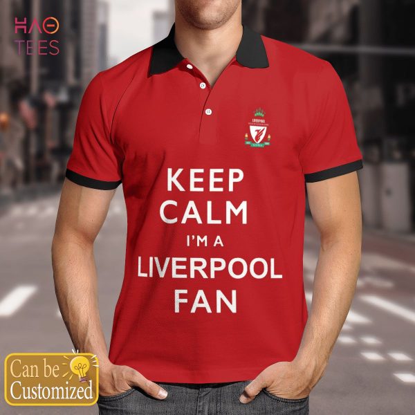 I Am A Fan Liverpool Polo Shirt Black