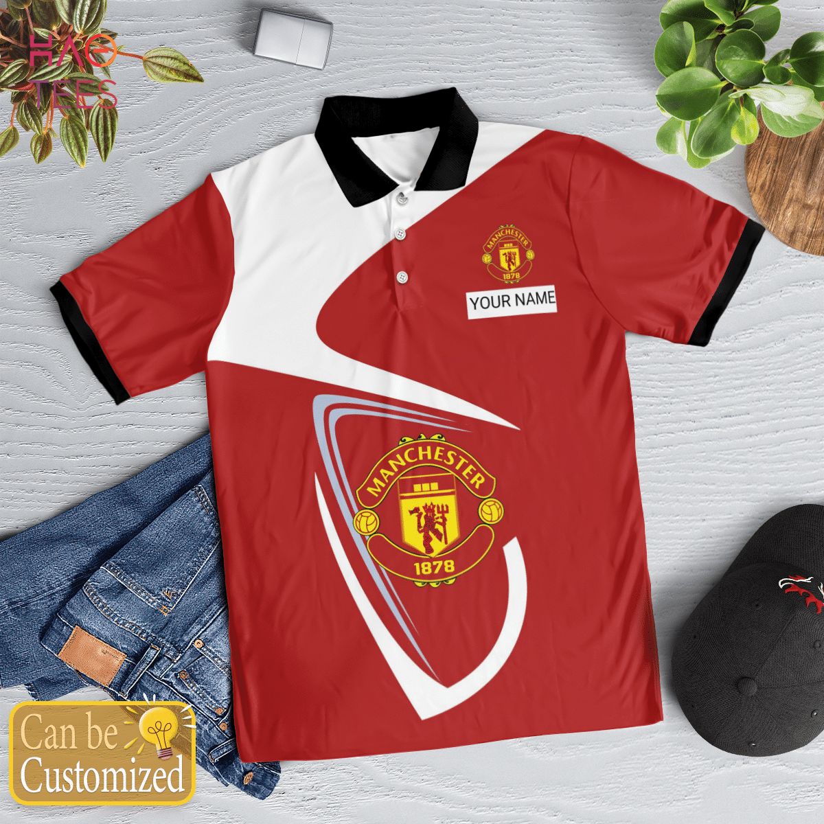 I Am A Fan Manchester Utd Limited 2022 Polo Shirt Black I Am A Fan Manchester Utd Limited 2022 Polo Shirt Black