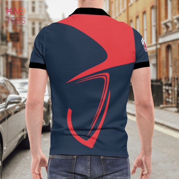 I Love England Forever Polo Shirt Black