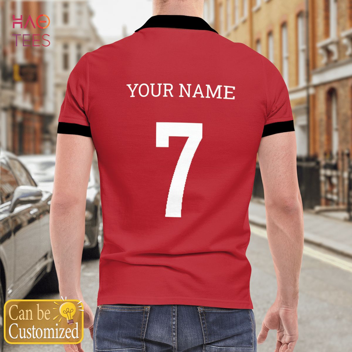 I Love Manchester Polo Shirt Black I Love Manchester Polo Shirt Black