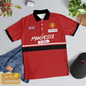 I’M A Fan Man United Forever Limited Edition 2022 Polo Shirt Black