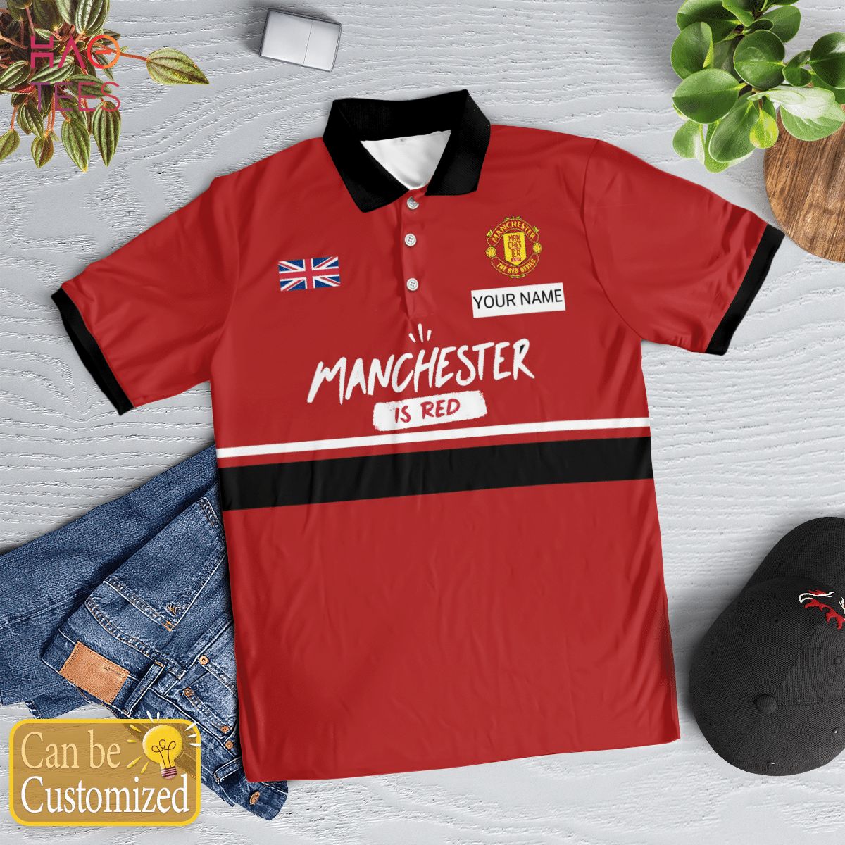 I'M A Fan Man United Forever Limited Edition 2022 Polo Shirt Black I'M A Fan Man United Forever Limited Edition 2022 Polo Shirt Black