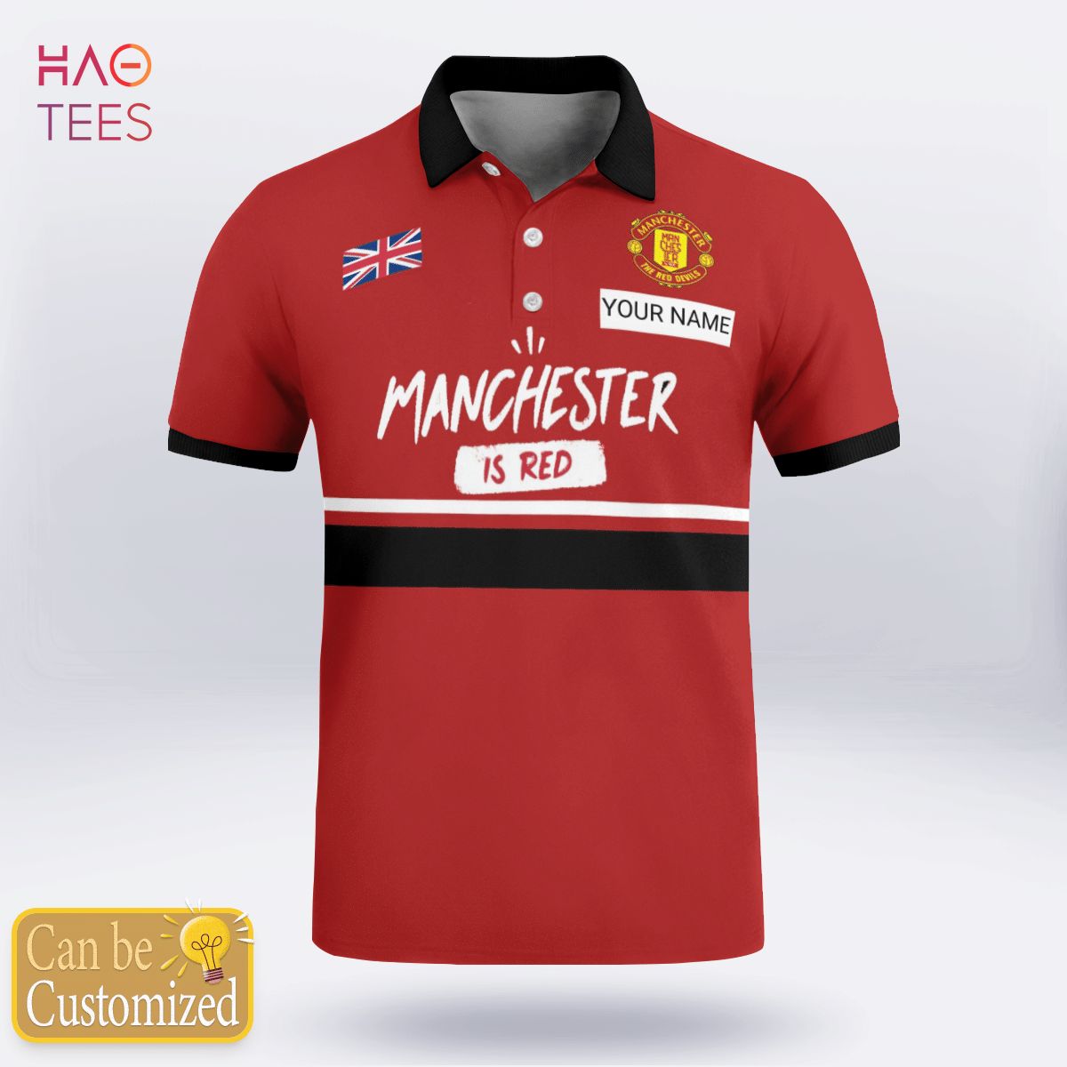 I'M A Fan Man United Forever Limited Edition 2022 Polo Shirt Black I'M A Fan Man United Forever Limited Edition 2022 Polo Shirt Black