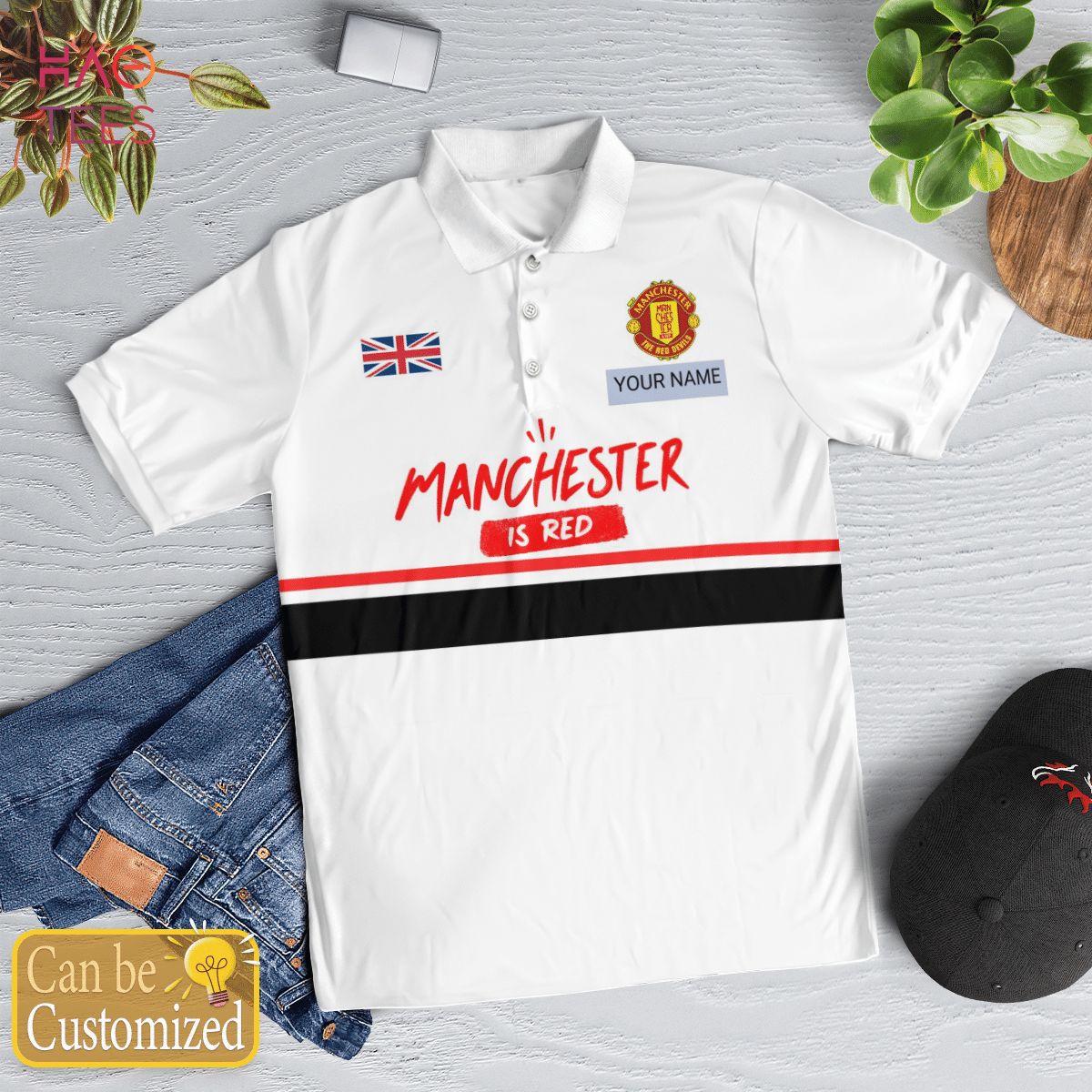 I'M A Fan Man United Forever Limited Edition 2022 Polo Shirt Black I'M A Fan Man United Forever Limited Edition 2022 Polo Shirt Black