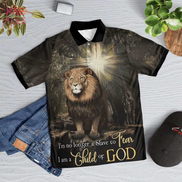 I’M No Longer A Slave To Fear Polo Shirt Black