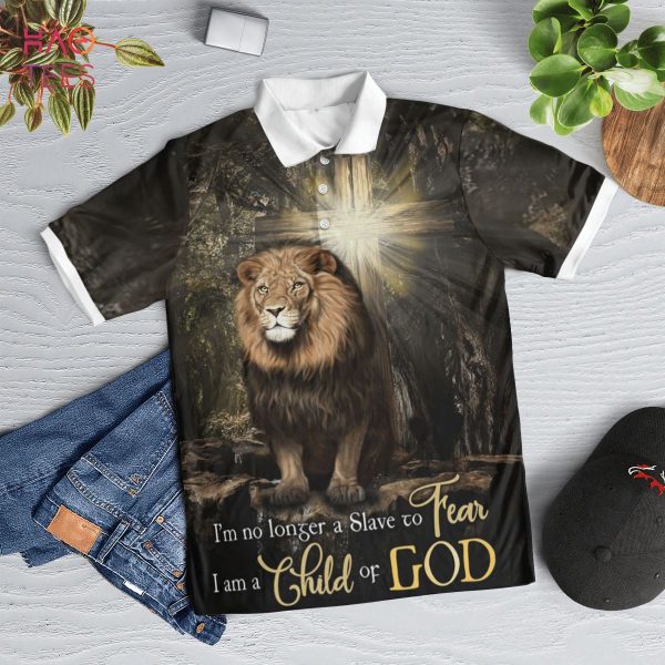 I’M No Longer A Slave To Fear Polo Shirt Black