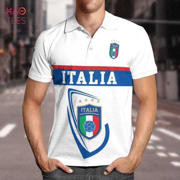 Italia Football World Cup Limited Polo Shirt Black