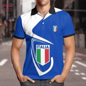 Italia Worldcup 2022 Polo Shirt Black