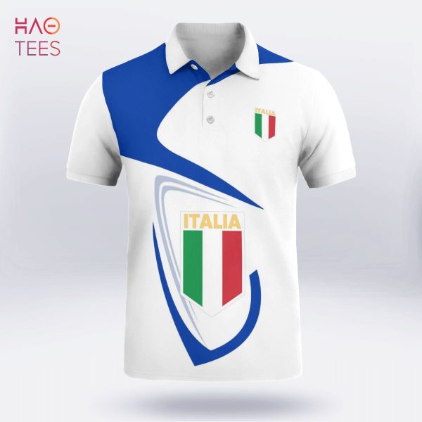 Italia Worldcup 2022 Polo Shirt Black