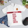 Keep Calm And Love United Polo Shirt Black