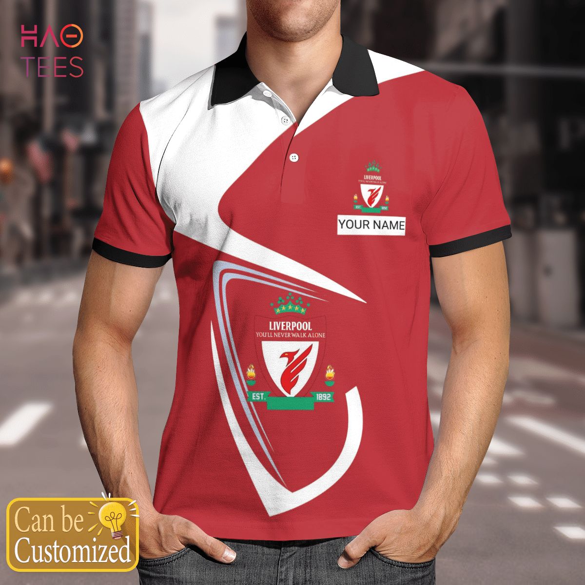 Black liverpool polo discount shirt