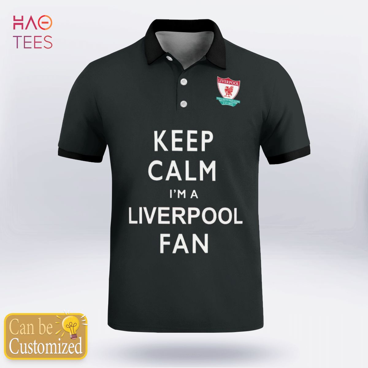 Liverpool Love Fan Limited Edition 2022 Polo Shirt Black Liverpool Love Fan Limited Edition 2022 Polo Shirt Black