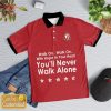 Liverpool Never Walk Alone Polo Shirt Black