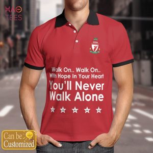 Liverpool You’Ll Never Walk Alone Polo Shirt Black