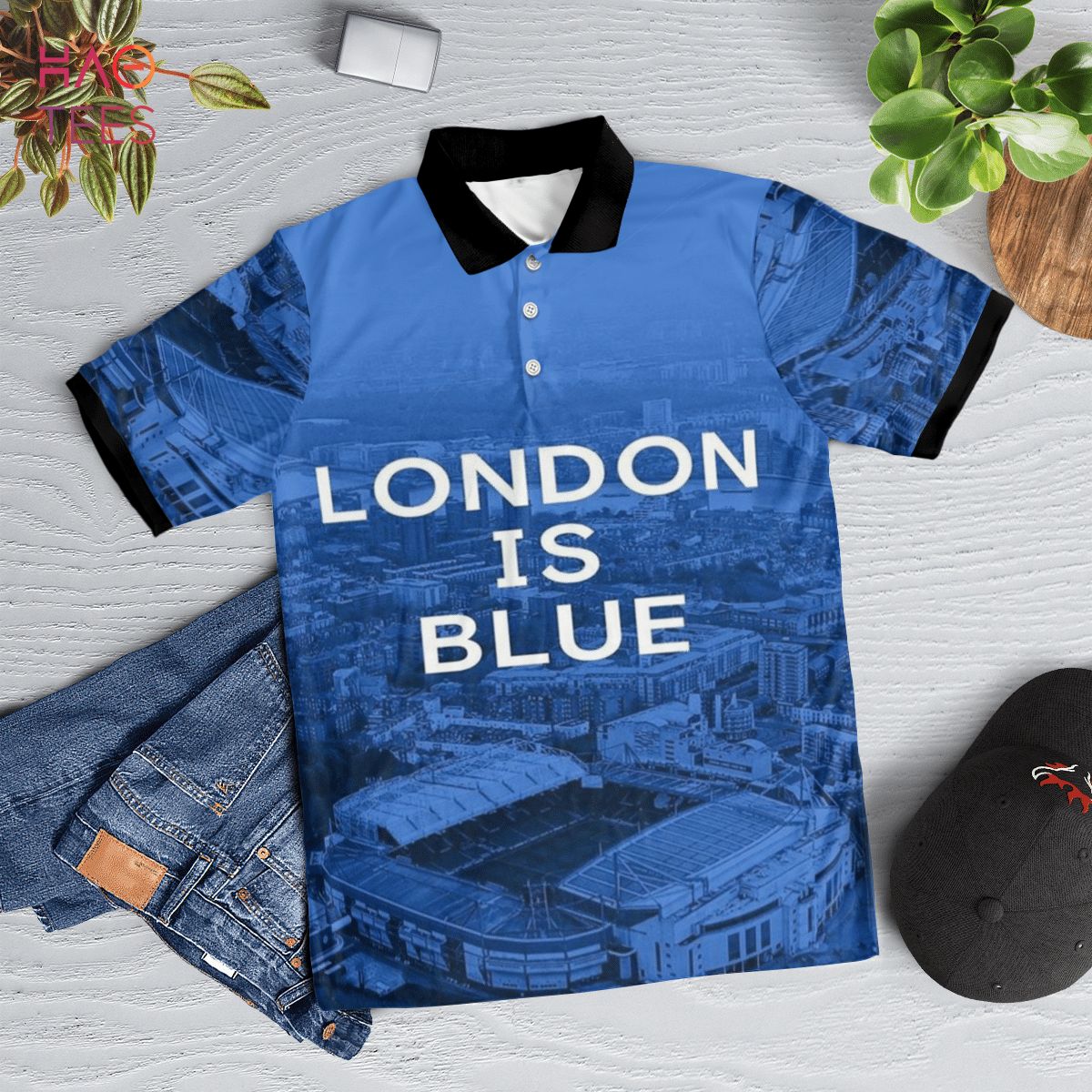 London Is Blue Polo Shirt Black London Is Blue Polo Shirt Black
