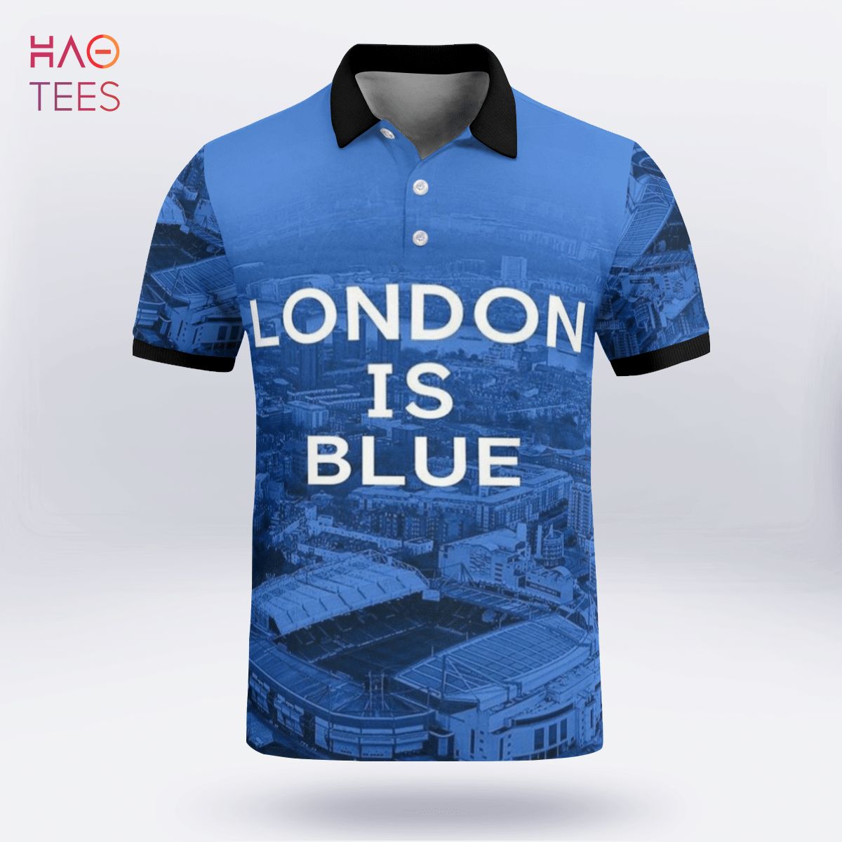London Is Blue Polo Shirt Black London Is Blue Polo Shirt Black