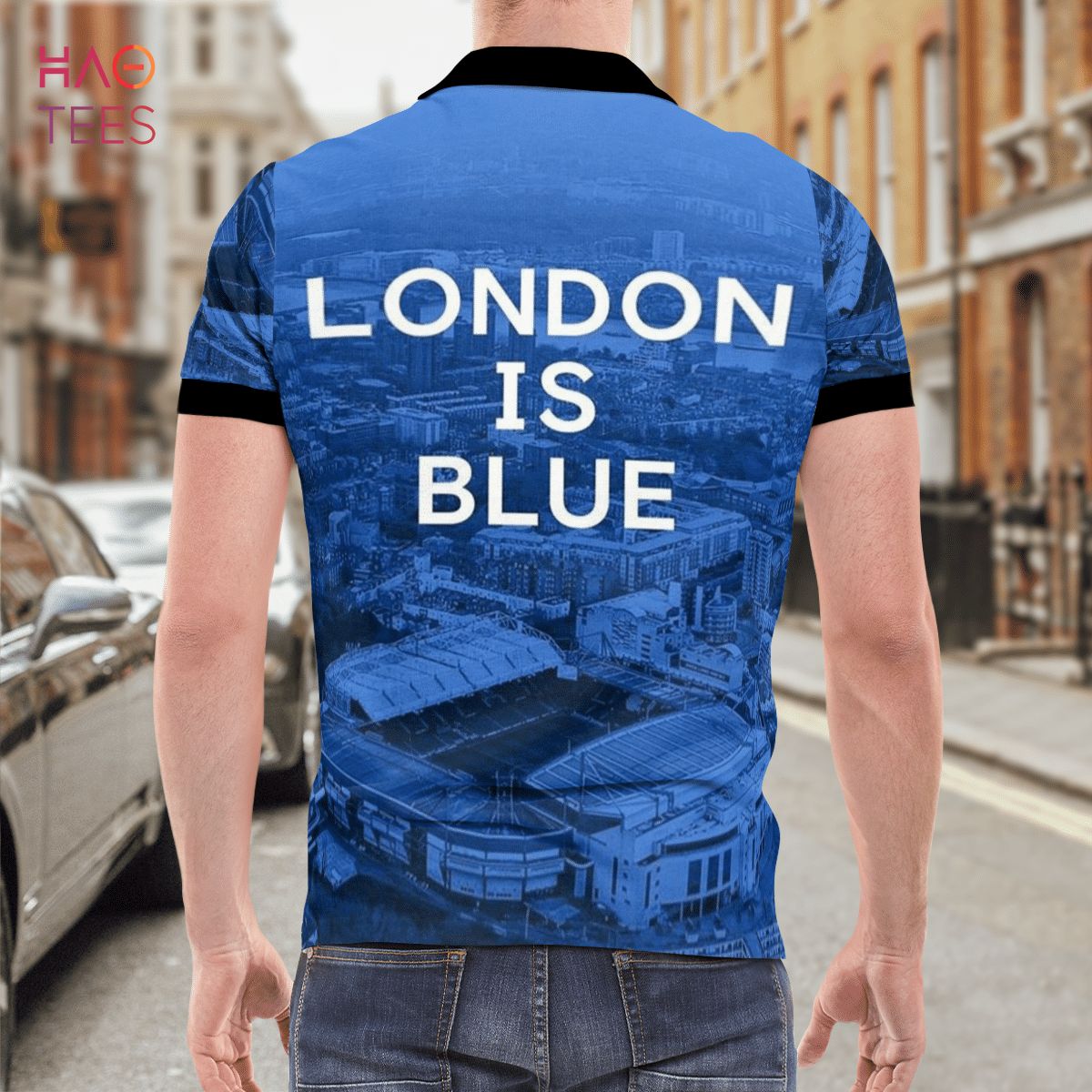 London Is Blue Polo Shirt Black London Is Blue Polo Shirt Black